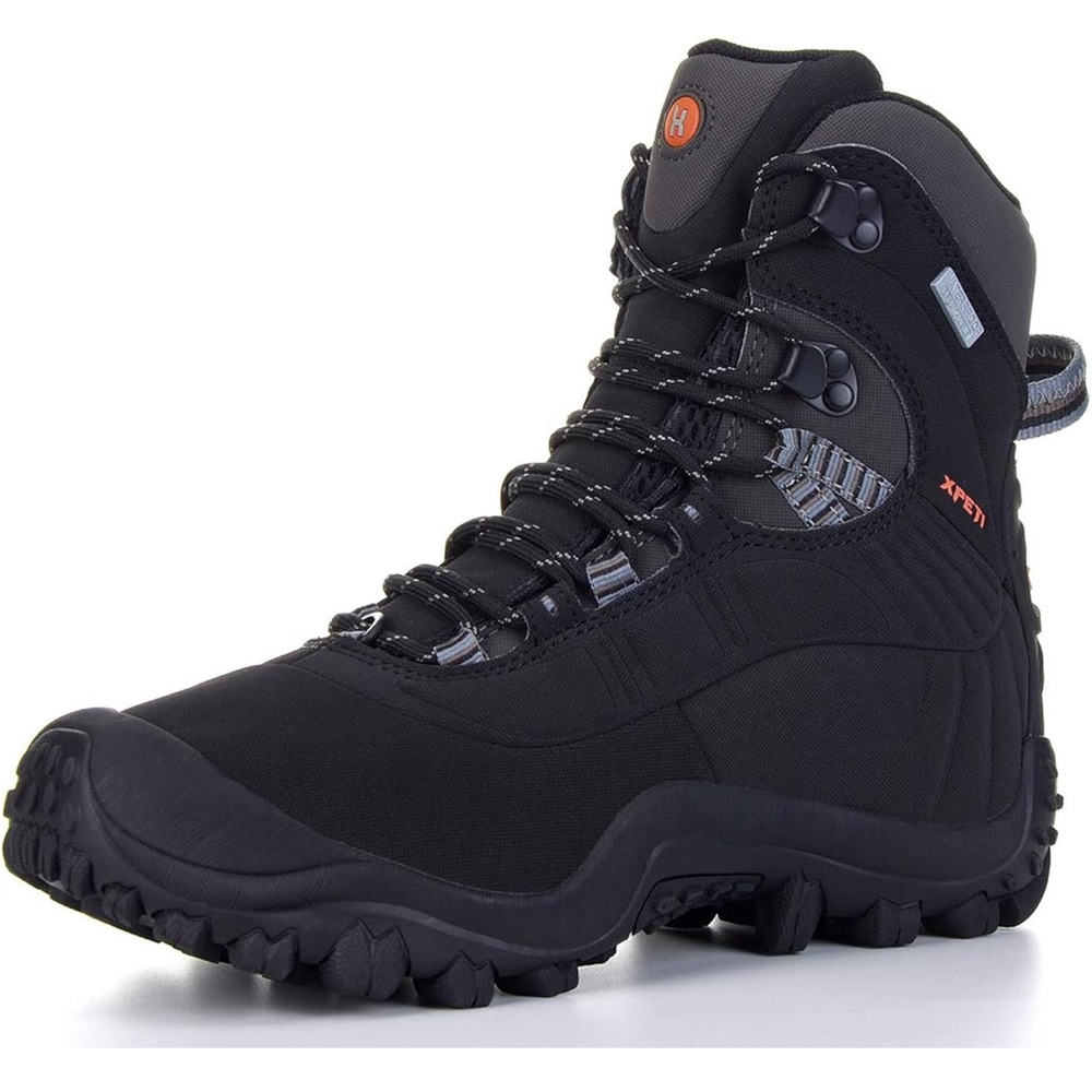 XPETI Men’sThermator Mid-Rise Lightweight Hiking Insulated Non-Slip OutdoorBoots